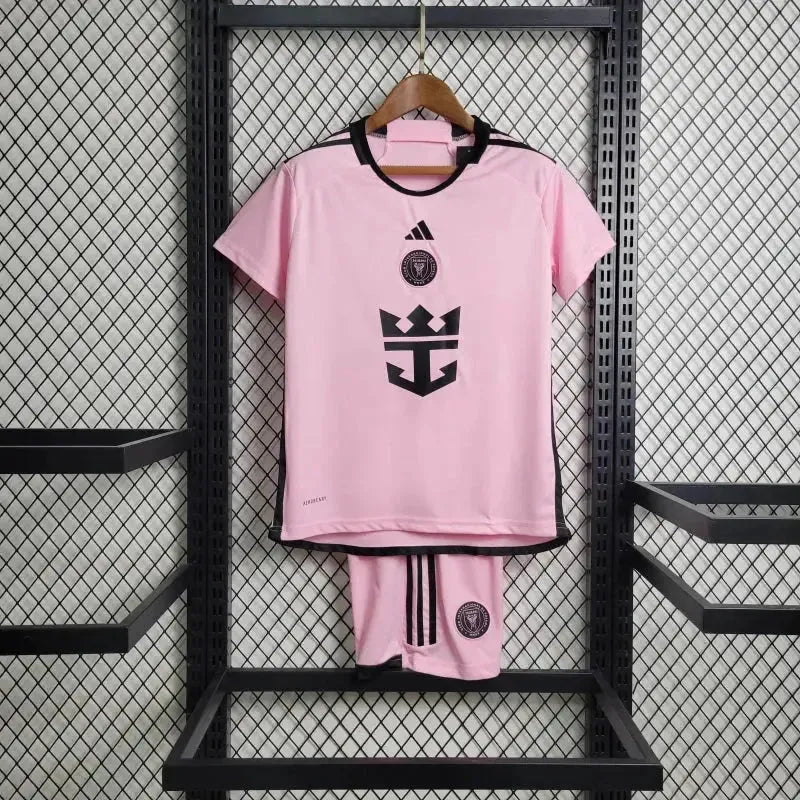 "Camisa Inter Miami Home 24/25 - Torcedor Infantil Rosa - Netmantos"