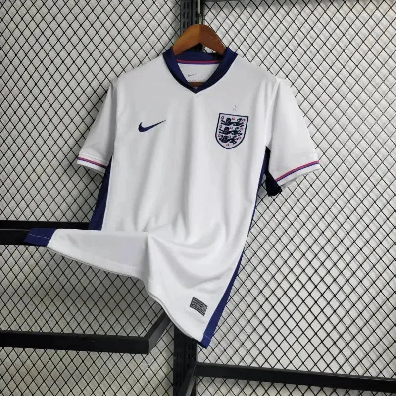 "Camisa Inglaterra Home 24/25 - Torcedor Masculina Branca - Netmantos"
