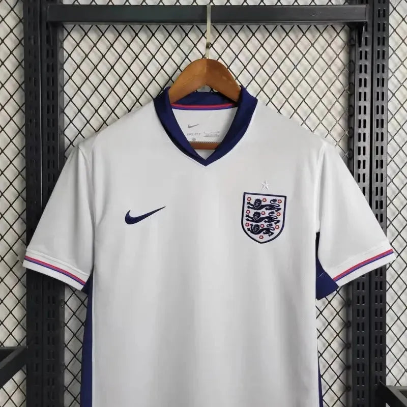 "Camisa Inglaterra Home 24/25 - Torcedor Masculina Branca - Netmantos"