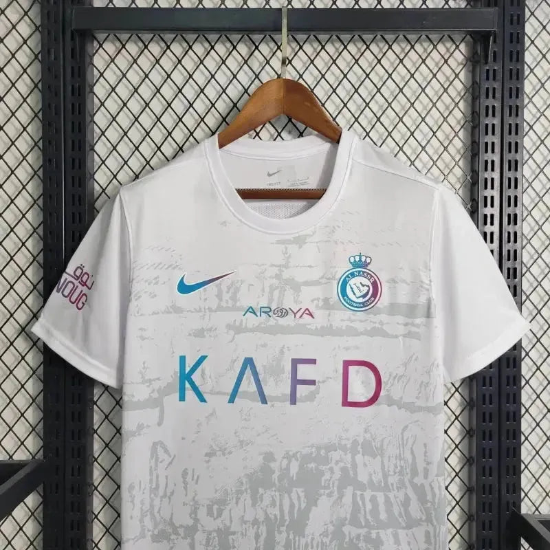 "Camisa Al-Nassr Third 23/24 - Torcedor Masculina Branca Refeltiva - Netmantos"