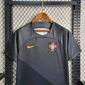 "Camisa Portugal Edição Especial 23/24 - Torcedor Masculina Cinza e Preta - Netmantos"