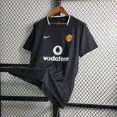 "Camisa Manchester United Retrô Away 03/04 - Torcedor Masculina Preta - Netmantos"