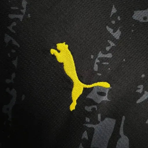 "Camisa Borussia Dortmund Away 23/24 - Torcedor Masculina Preta - Netmantos"