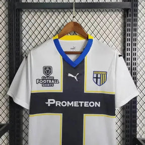 "Camisa Parma Home 23/24 - Torcedor Masculina Branca - Netmantos"
