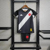 "Camisa Vasco da Gama Home 23/24 - Torcedor Infantil Preta - Netmantos"