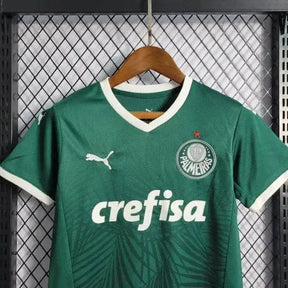 "Camisa Palmeiras Home 22/23 - Torcedor Infantil Verde - Netmantos"