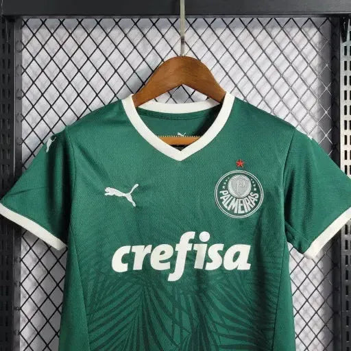 "Camisa Palmeiras Home 22/23 - Torcedor Infantil Verde - Netmantos"
