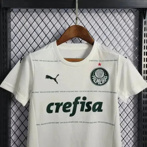 "Camisa Palmeiras Home 22/23 - Torcedor Infantil Branca - Netmantos"