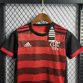 "Camisa Flamengo Home 22/23 - Torcedor Infantil Vermelha - Netmantos"