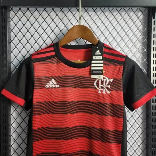 "Camisa Flamengo Home 22/23 - Torcedor Infantil Vermelha - Netmantos"