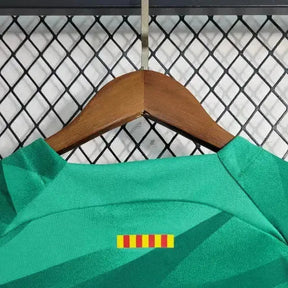 "Camisa Barcelona Goleiro 23/24 - Torcedor Infantil Verde - Netmantos"