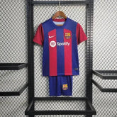 "Camisa Barcelona Home 23/24 - Torcedor Infantil - Netmantos"