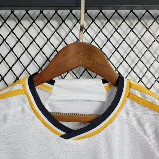 "Camisa Real Madrid Home 23/24 - Torcedor Infantil Branca - Netmantos"