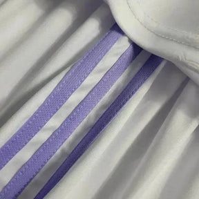 "Camisa Real Madrid Home 22/23 - Torcedor Infantil Branca e Roxa - Netmantos"