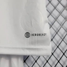 "Camisa Real Madrid Home 22/23 - Torcedor Infantil Branca e Roxa - Netmantos"