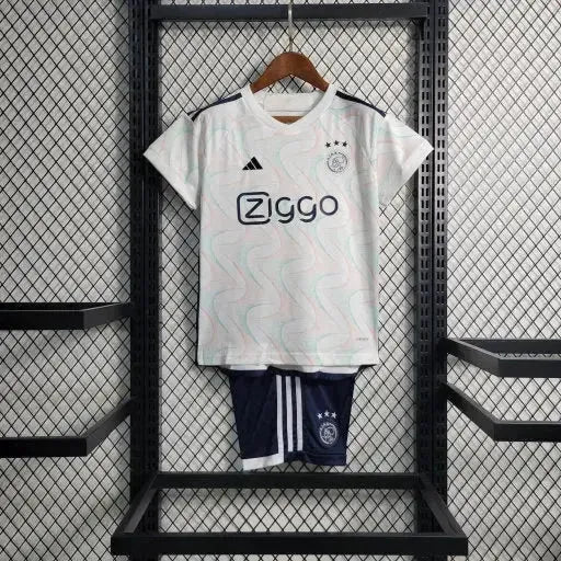"Camisa Ajax Away 23/24 - Torcedor Infantil Branca - Netmantos"