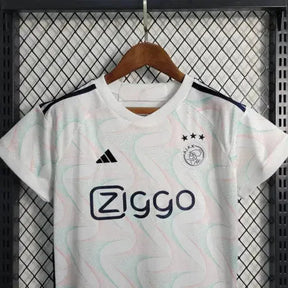 "Camisa Ajax Away 23/24 - Torcedor Infantil Branca - Netmantos"