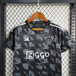 "Camisa Ajax Away II 23/24 - Torcedor Infantil Preta - Netmantos"