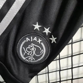 "Camisa Ajax Away II 23/24 - Torcedor Infantil Preta - Netmantos"