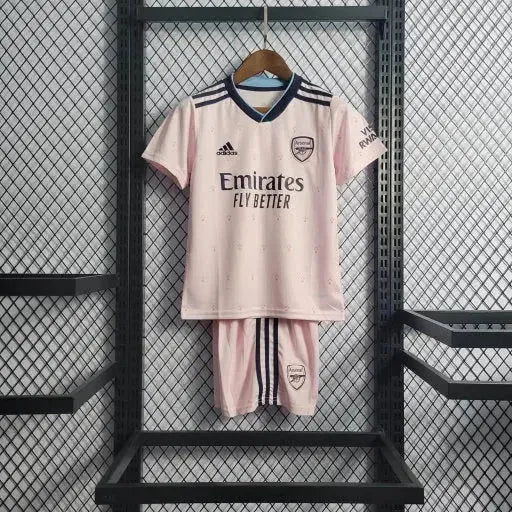 "Camisa Arsenal Away II 22/23 - Torcedor Infantil Rosa - Netmantos"