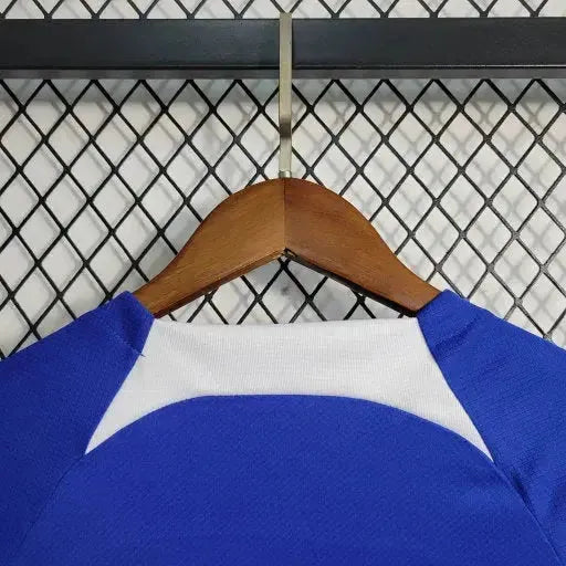 "Camisa Chelsea Home 23/24 - Torcedor Infantil Azul Refletiva - Netmantos"