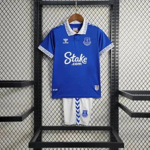 "Camisa Everton Home 23/24 - Torcedor Infantil Azul - Netmantos"