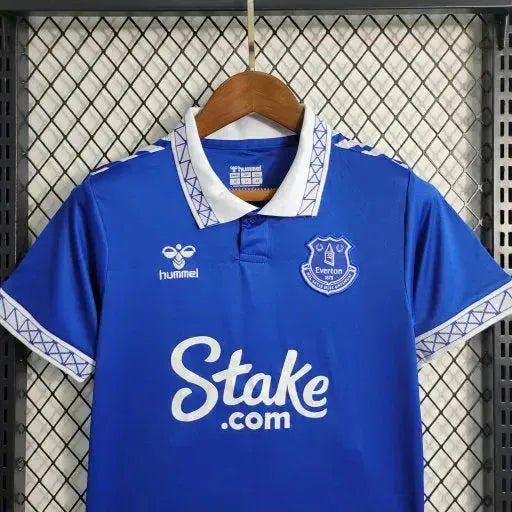 "Camisa Everton Home 23/24 - Torcedor Infantil Azul - Netmantos"