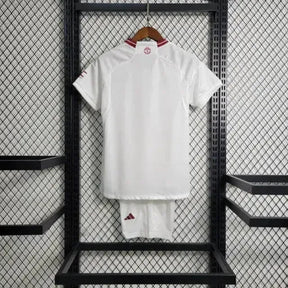 "Camisa Manchester United Away 23/24 - Torcedor Infantil Branca - Netmantos"