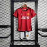 "Camisa Manchester United Home 23/24 - Torcedor Infantil Vermelha - Netmantos"
