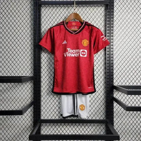 "Camisa Manchester United Home 23/24 - Torcedor Infantil Vermelha - Netmantos"
