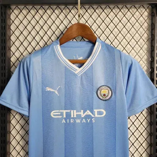 "Camisa Manchester City Home 23/24 - Torcedor Infantil Azul - Netmantos"