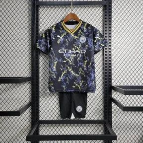 "Camisa Manchester City Edição Escpecial 23/24 - Torcedor Infantil Preta - Netmantos"