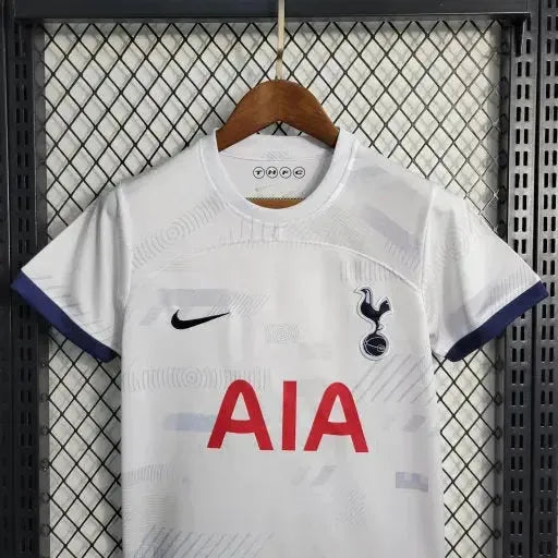 "Camisa Tottenham Home 23/24 - Torcedor Infantil Branca - Netmantos"