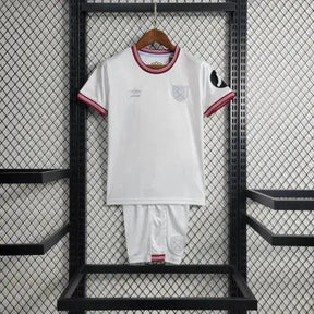 "Camisa West Ham Away 23/24 - Torcedor Infantil Branca - Netmantos"