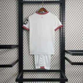 "Camisa West Ham Away 23/24 - Torcedor Infantil Branca - Netmantos"