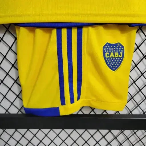 "Camisa Boca Juniros Away 23/24 - Torcedor Infantil Amarela - Netmantos"