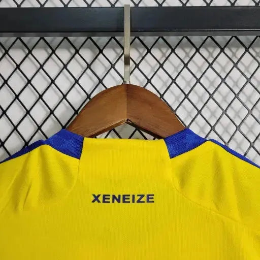 "Camisa Boca Juniros Away 23/24 - Torcedor Infantil Amarela - Netmantos"