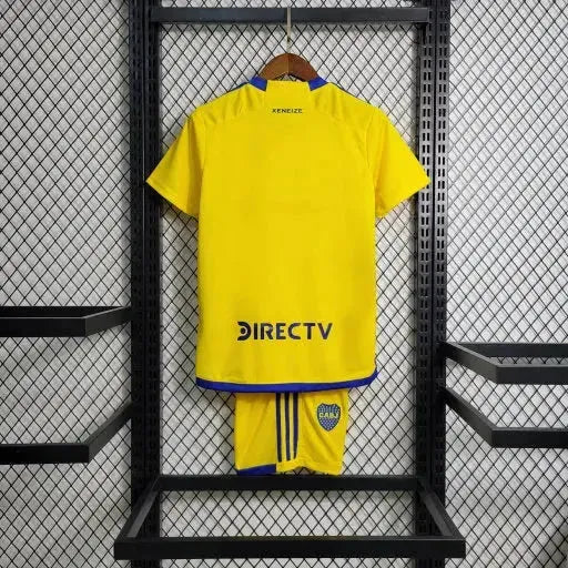 "Camisa Boca Juniros Away 23/24 - Torcedor Infantil Amarela - Netmantos"
