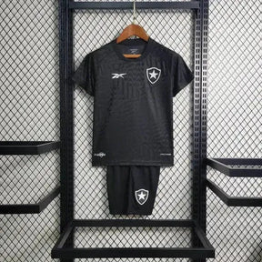 "Camisa Bota Fogo Home 23/24 - Torcedor Infantil Preta - Netmantos"