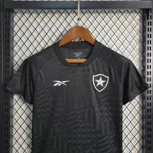 "Camisa Bota Fogo Home 23/24 - Torcedor Infantil Preta - Netmantos"
