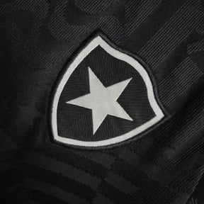 "Camisa Bota Fogo Home 23/24 - Torcedor Infantil Preta - Netmantos"