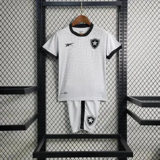 "Camisa Bota Fogo Home 23/24 - Torcedor Infantil Branca - Netmantos"