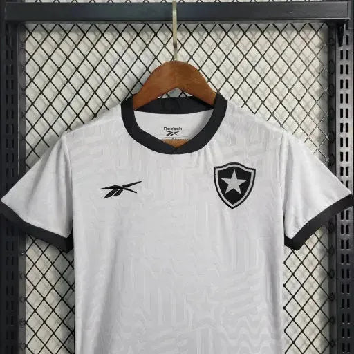 "Camisa Bota Fogo Home 23/24 - Torcedor Infantil Branca - Netmantos"