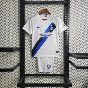 "Camisa Inter de Milão Away 23/24 - Torcedor Infantil Branca - Netmantos"