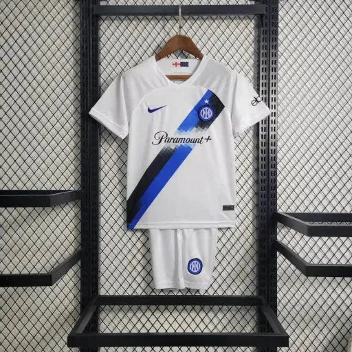 "Camisa Inter de Milão Away 23/24 - Torcedor Infantil Branca - Netmantos"