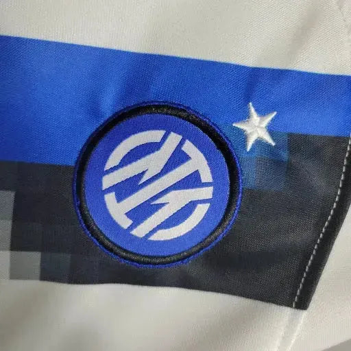 "Camisa Inter de Milão Away 23/24 - Torcedor Infantil Branca - Netmantos"