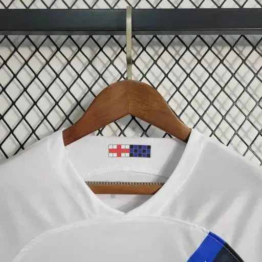 "Camisa Inter de Milão Away 23/24 - Torcedor Infantil Branca - Netmantos"