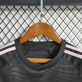 "Camisa Inter Miami Away 23/24 - Torcedor Infantil Preta - Netmantos"