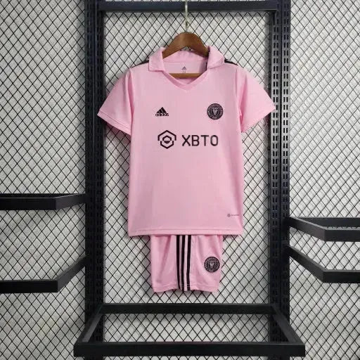 "Camisa Inter Miami Home 23/24 - Torcedor Infantil Rosa - Netmantos"