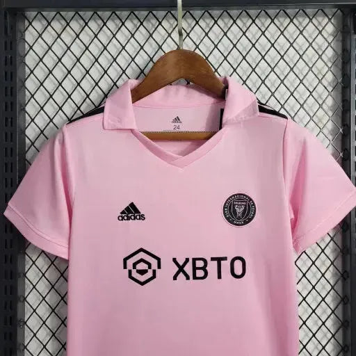 "Camisa Inter Miami Home 23/24 - Torcedor Infantil Rosa - Netmantos"